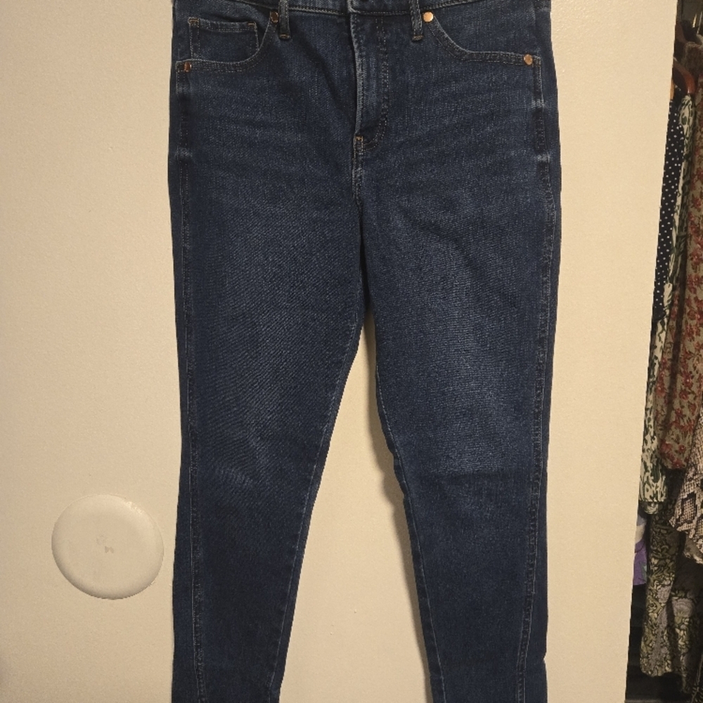 Express Dark Blue Skinny Jeans for Women